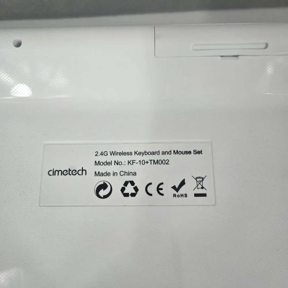 JoyAccess Slim Wireless JKB2B Keyboard & Mouse Combo - Aqua w/White Keys